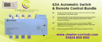 63A Automatic Transfer Switch + ATS-Remote